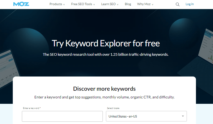 أداة Keyword Explorer