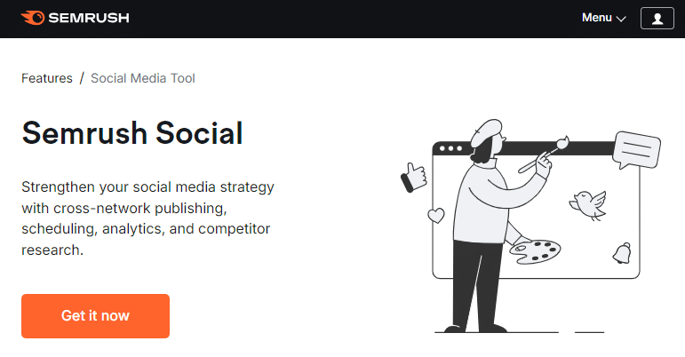 أداة SEMrush Social