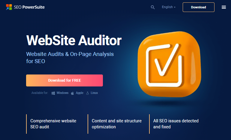 أداة Website Auditor