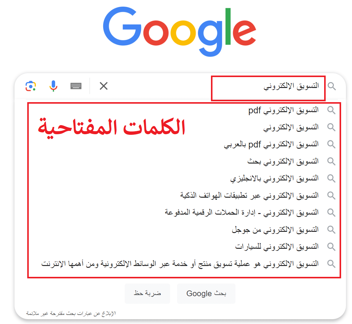 الكلمات المفتاحية