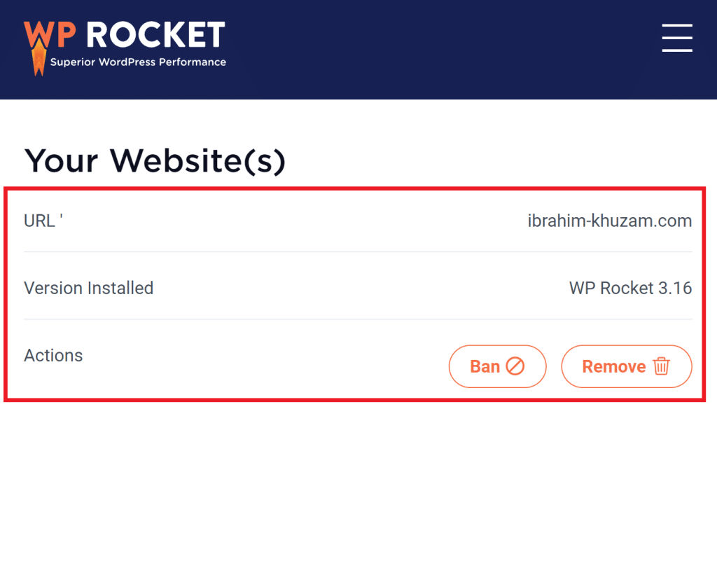 اضافة WP rocket