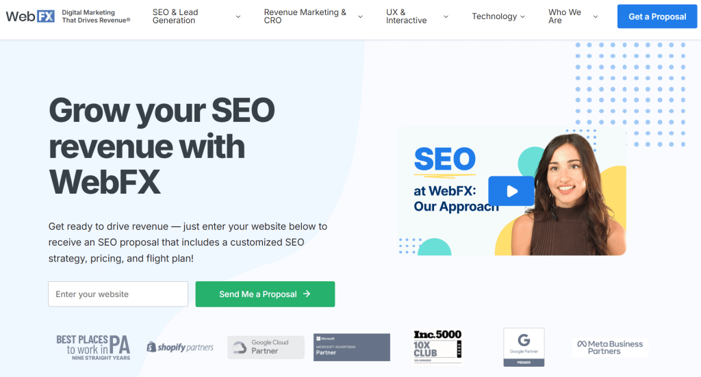 شركة SEO WebFX